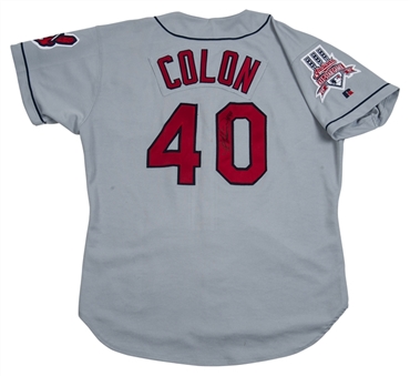 1997 Bartolo Colon Game Used, Signed & Photo Matched Cleveland Indians Road Jersey (Sports Investors & JSA)